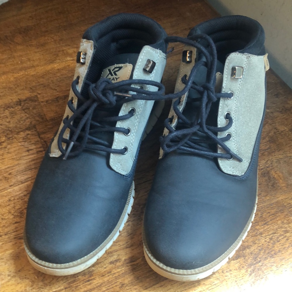 Men’s Navy Chukkas High Top Sneakers